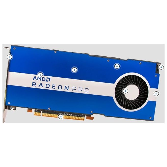 AMD Radeon Pro W5500 Scheda Grafica Radeon Pro W5500 8Gb GDDR6 PCIe 4.0 x16 4 x DisplayPort