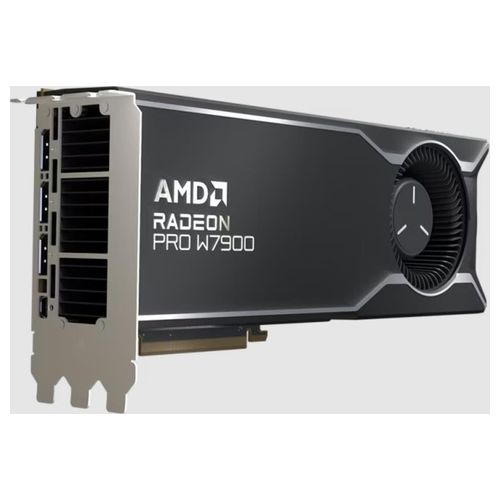 AMD Radeon Pro W7900 Scheda Grafica Radeon Pro W7900 48Gb GDDR6 PCI Express 4.0 x16 3 x DisplayPort Mini DisplayPort