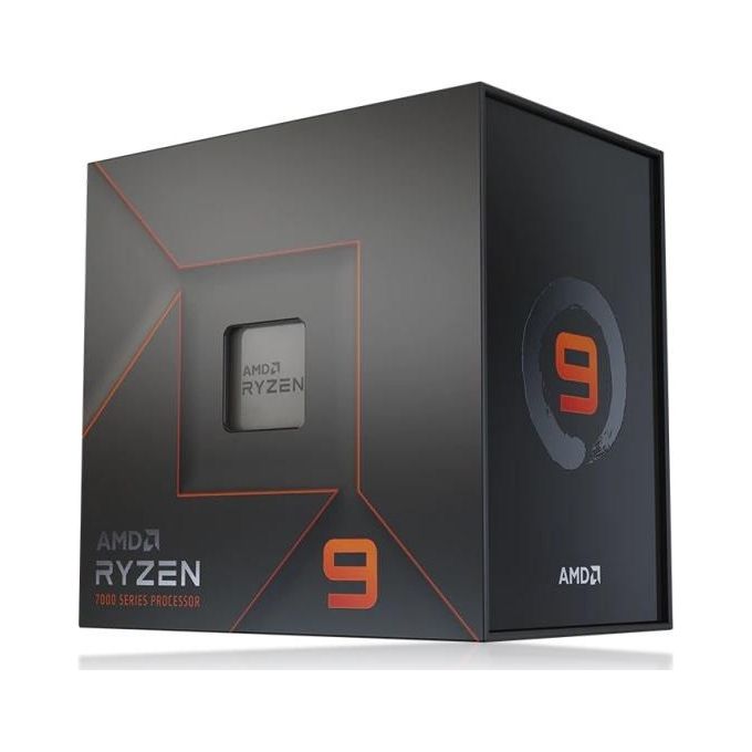 Image of Amd Ryzen 9 7900X - Processore, 12 Core-24 Thread, ?Socket AM5, Architettura Zen 4, 76 Mb L3 Cache, 170 W Tdp, Nero