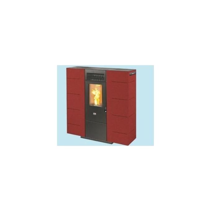 Amg Stufa Pellet Queen Slim 6 Bordeaux