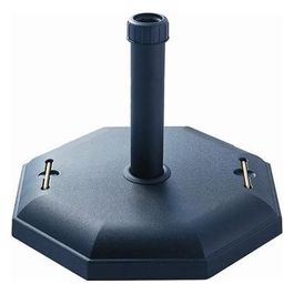 Base per Ombrellone 32Kg Ottagonale Nero Polycrete