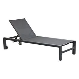BHR 1073KD Lettino Prendisole Tropea Bianco e Antracite