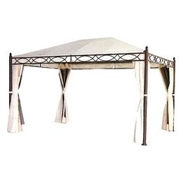 Gazebo Ferro 3x4mt Oregon Pvc con Tende e Zanzariere