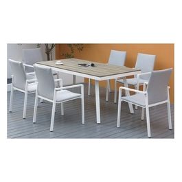 Set Tavolo e Sedie Alex Bianco