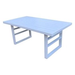 Tavolino da Caffe' 95x55cm Loren Alluminio Bianco