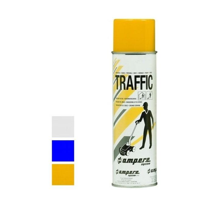 Amperesystem Vernice Traccialinee Traffic Bianco