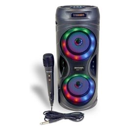Amplificatore Wireless Con Display. Microfono E Luci Rgb