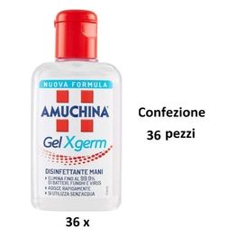 Amuchina Gel X-Germ, disinfettante mani tascabile, 80 ml - CONFEZIONE da 36 pezzi