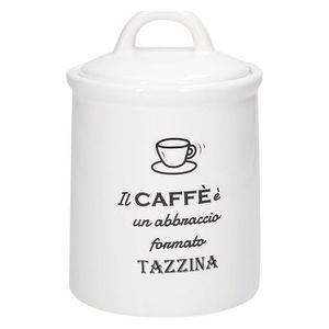 Andrea Fontebasso Barattolo Caffe 17cm Kitchen CoolCeramica Bianco