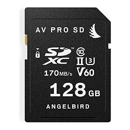 Angelbird Scheda di Memoria V60 Pro Black 128Gb