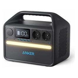 Centrale Elettrica Portatile 535, Generatore Solare 512Wh, 500W 7- Port con 2 uscite CA, Batterie LiFePo4, generatore di corrente per Campeggio, Casa Backup, Lavoro all'Aperto, Emergenza e altro