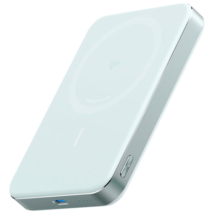 Anker A1664 MagGo Power Bank 10000 mAh Qi2 15W MagSafe USB-C colore Verde Menta