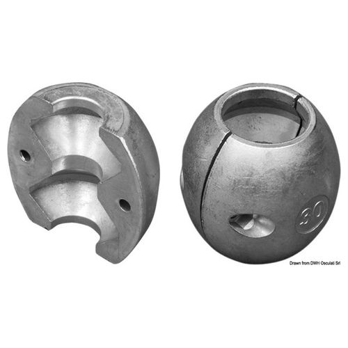 Anodo Oliva Alluminio Asse Mm 44 (1 3/4) Tecnoseal