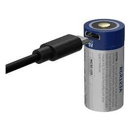 16340 Li-Ion Akku 850mAh 36V Micro Usb Input