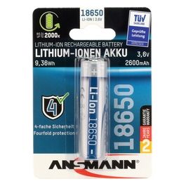 18650 Li-Ion Battery 2600mAh 3.6V 9.36Wh