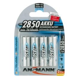 1x4 Batterie Aa Ricaricabili Nimh Mignon 2850 Mah