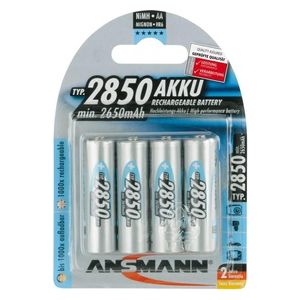 Ansmann 1x4 Batterie Aa Ricaricabili Nimh Mignon 2850 Mah
