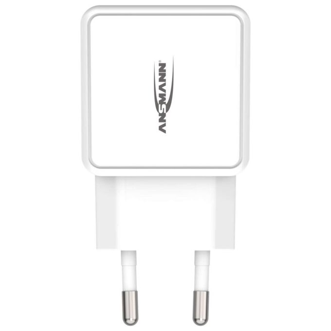 Ansmann Home Caricatore Usb 18W con Power Delivery e Quick Charge 3.0 Bianco