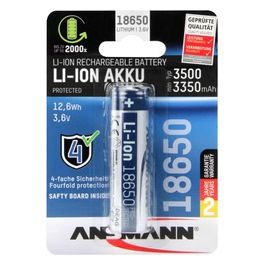 Li-Ion Battery 18650 3500mAh 3.6V 12.6Wh