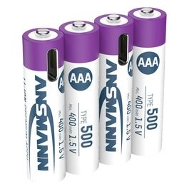 Lithium Akku Micro AAA 400mAh  Cable 4 Pezzi