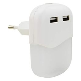 Ansmann NL15AC + 2Usb  Luce Notturna Bianco