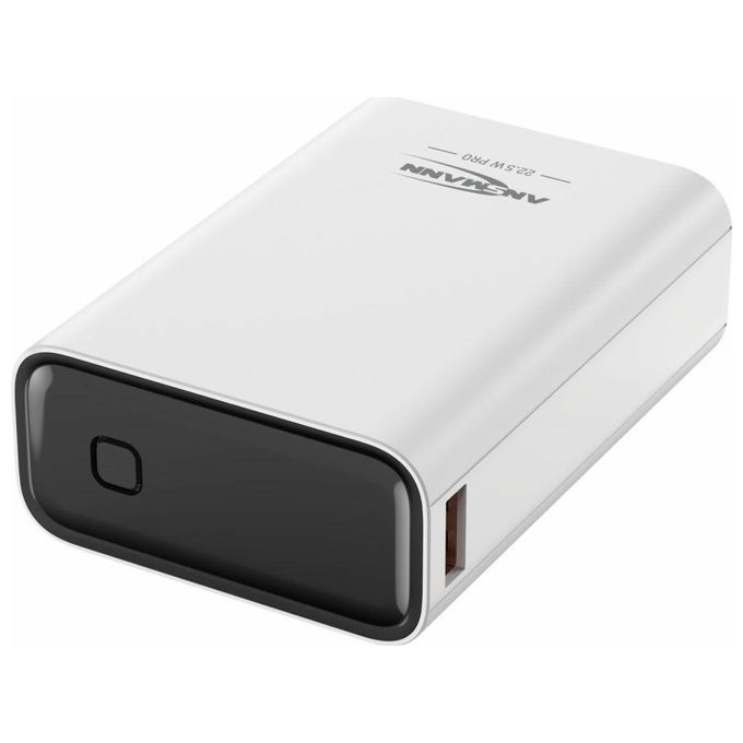 Ansmann Powerbank PRO 20.000 mAh USB-AC Port 22.5W Bianco