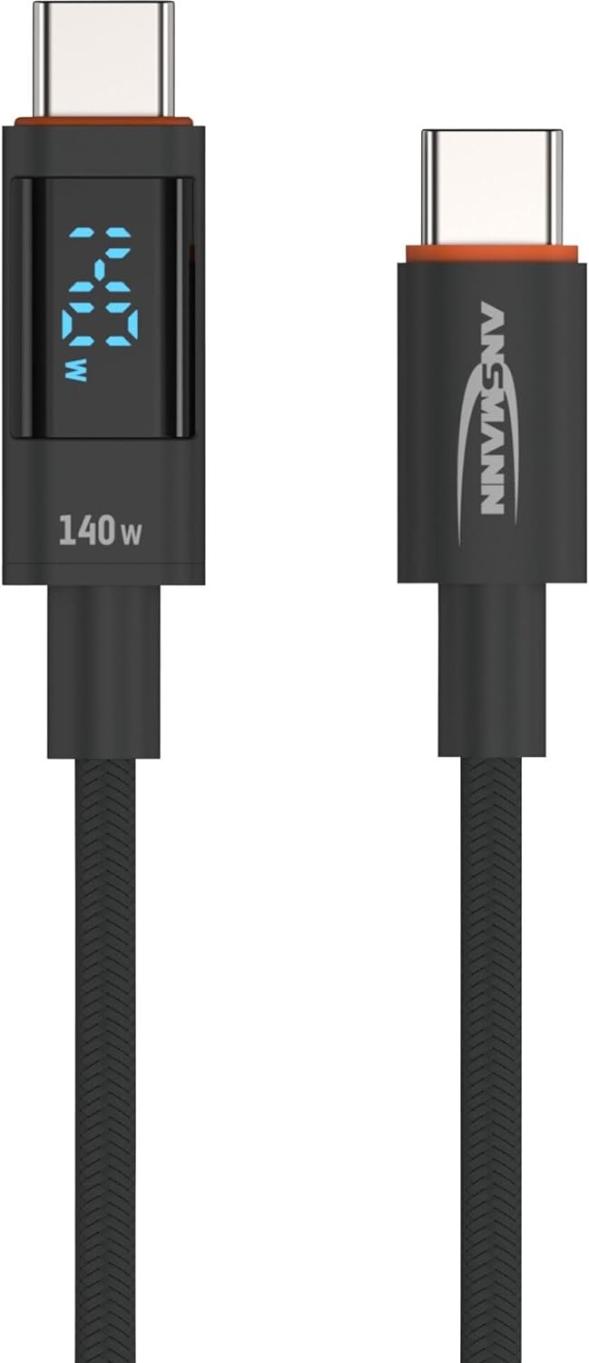 Ansmann USB-C/USB-C Cavo 120cm