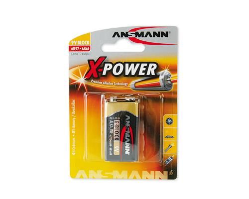Ansmann X-power 9v Alcaline