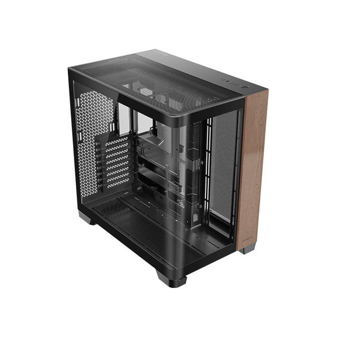 Antec C8 Curve Wood Full Tower E-ATX Nero-Legno-Trasparente