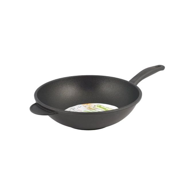 Antik Ars 14.28 Wok 28cm Linea Nera Manico Bakelite