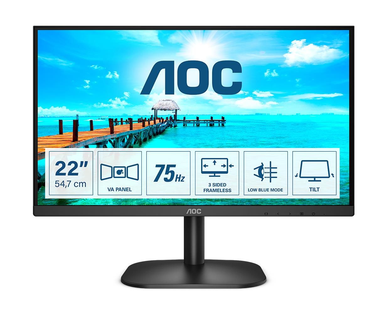 AOC Monitor 21.5 LED