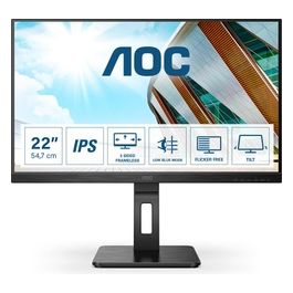 Monitor 21.5" LED IPS 22P2Q 1920x1080 Full HD Tempo di Risposta 4 ms