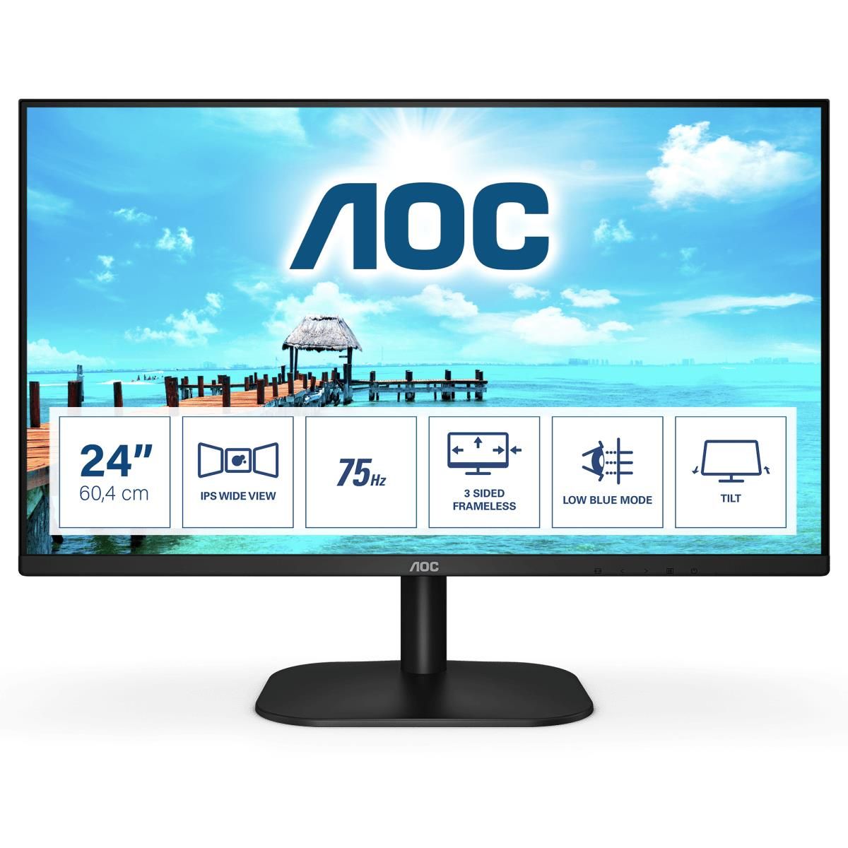 AOC 24B2XH Monitor Piatto per Pc 23,8\