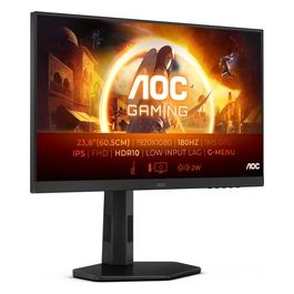 Gaming 24G4X - Monitor FHD, 24 pollici, 180 Hz, 1 ms, FreeSync Prem., G-Sync comp., HDR10 (1920x1080, HDMI, DisplayPort) nero