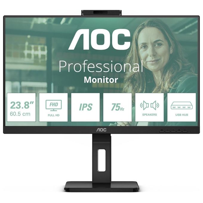 Image of AOC 24P3QW Monitor Pc 23.8'' 1920x1080 Pixel Full Hd Nero