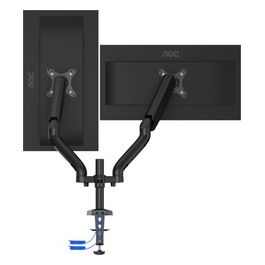 AD110DX Supporto da Tavolo per Tv a Schermo Piatto 32" Nero