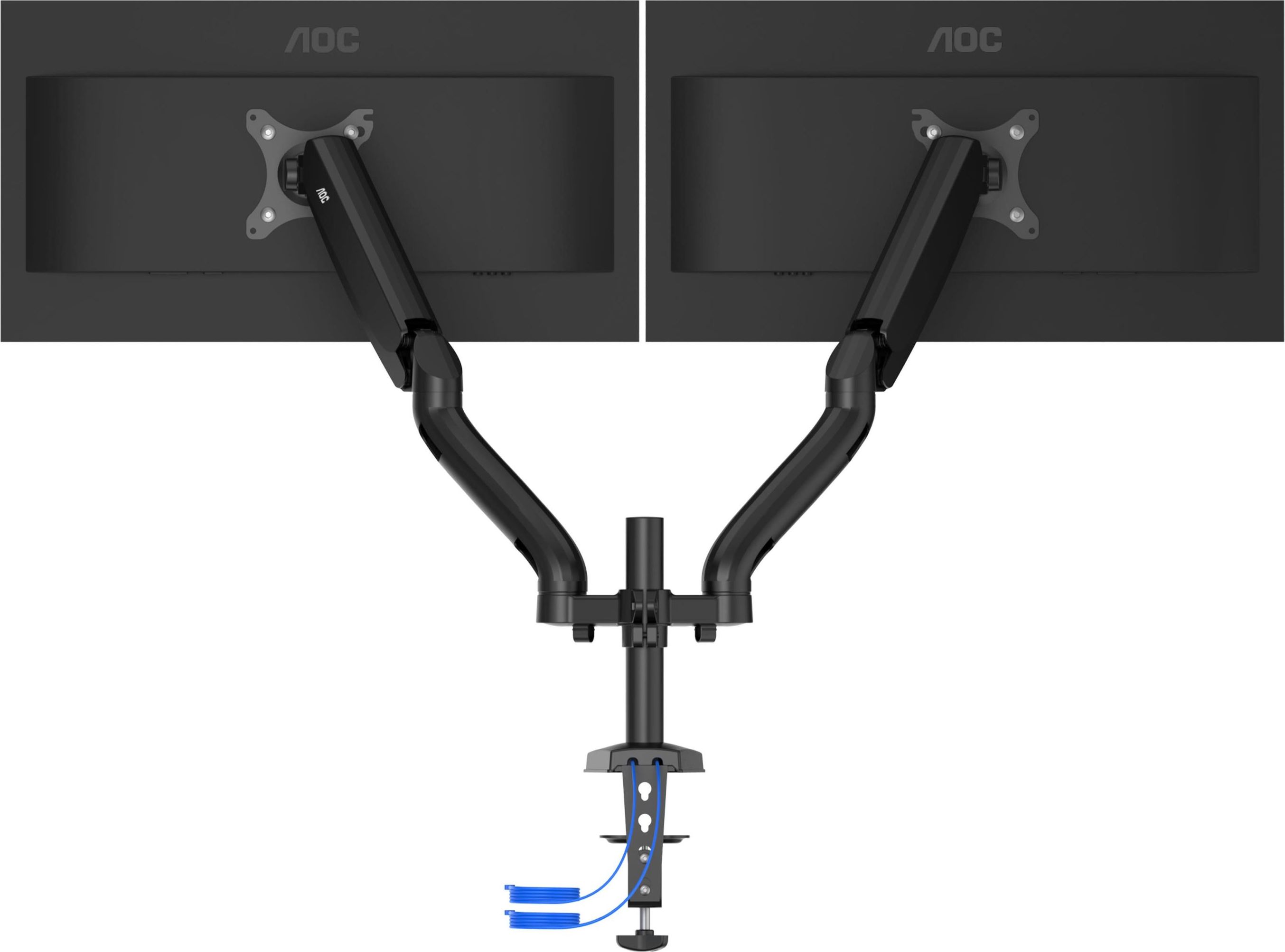Aoc AD110DX Supporto da Tavolo per Tv a Schermo Piatto 32'' Nero