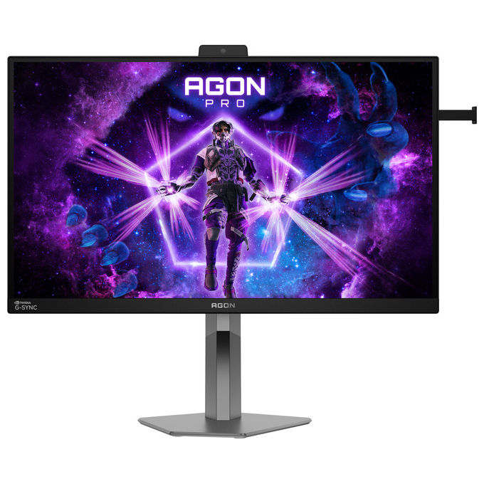AOC monitor gaming 27 pollici AG276QSG2-96 AGON PRO AG276QSG2 Fast IPS QHD 2560x1440 360Hz 1ms GtG Nvidia G-Sync HDR10 nero