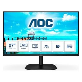 Monitor 27'' LED VA 27B2QAM 1920 x1080 Full HD Tempo di Risposta 4 ms 75 Hz, VGA, HDMI, DisplayPort, Nero