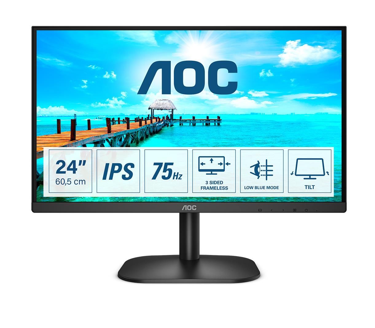 AOC Monitor 23.8 LED