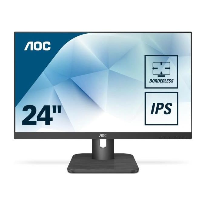 AOC Monitor 23.8" WLED IPS Essential-Line 24E1Q 1920 x 1080 Full HD Tempo di Risposta 5 ms