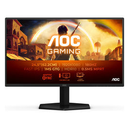 G4 25G42E Monitor gaming 24.5" Full HD Fast IPS 180Hz Nero/Rosso