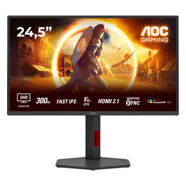 G4 Q25G4SR Monitor PC 24.5'' Quad HD LED Nero/Rosso
