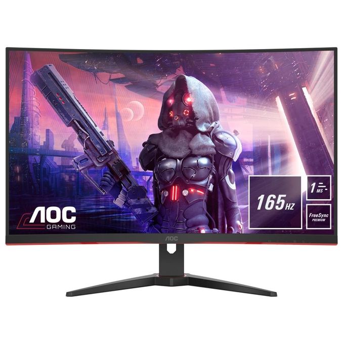 AOC Monitor 31.5'' LED VA Curvo Gaming C32G2AE / BK 1920x1080 Full HD Tempo di Risposta 1 ms Frequenza di Aggiornamento 165 (Hz)