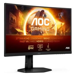 Gaming CQ27G4X - Monitor curvo QHD da 27 pollici 180 Hz 05 ms FreeSync Prem. HDR10 (2560x1440 DisplayPort 2x HDMI) nero/grigio
