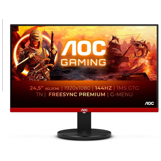 AOC Monitor Gaming 24.5" LED TN G2590FX 1920 x 1080 Full HD Tempo di Risposta 1 ms 144 (Hz)