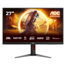Monitor 27G4HA 27 pollici Full HD 200Hz Nero Rosso