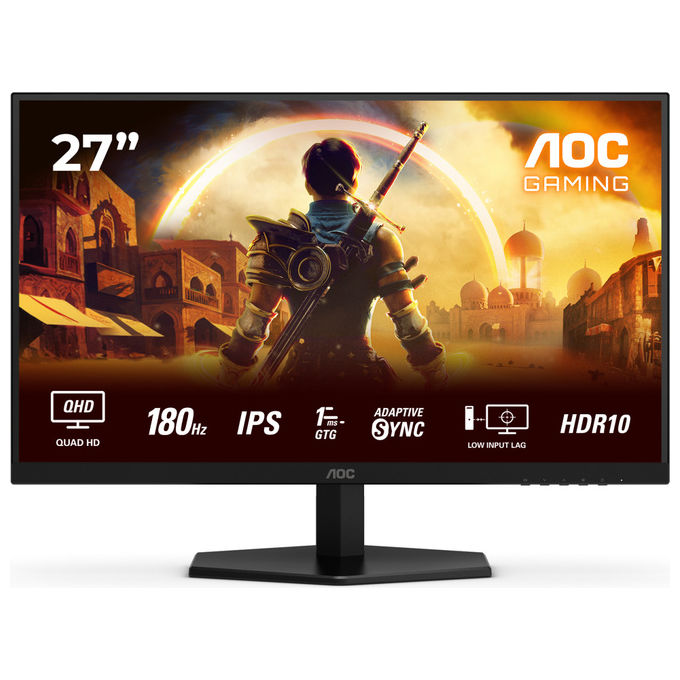 immagine di Aoc G4 Q27G42XE Monitor PC 27" Quad HD (Nero - Rosso)