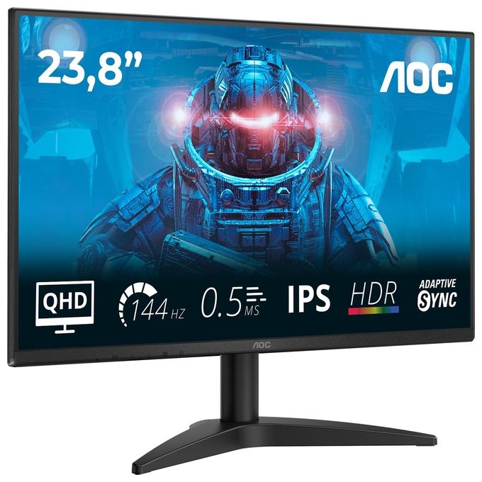 Aoc Q24B36X Monitor PC 23,8" Quad HD IPS 144 Hz (Nero)