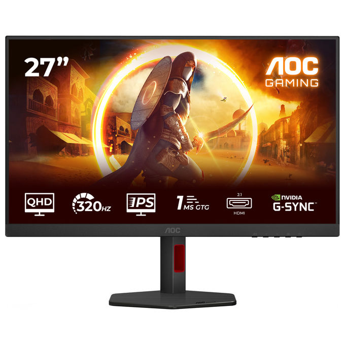 Aoc Q27G4SRU Monitor PC 27" Quad HD 320 Hz (Nero)
